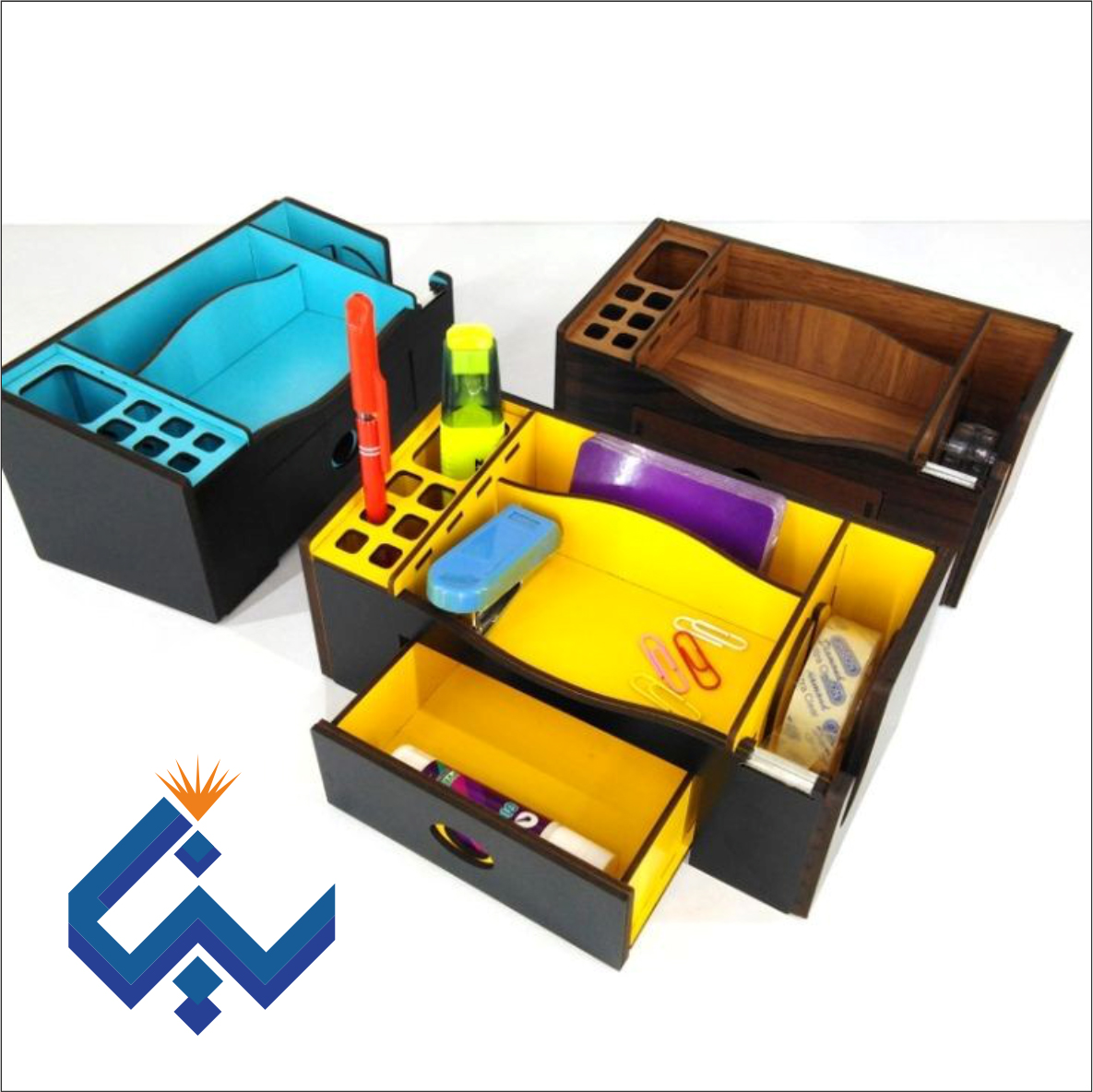 جامدادی رومیزی طرح ترنم کد2