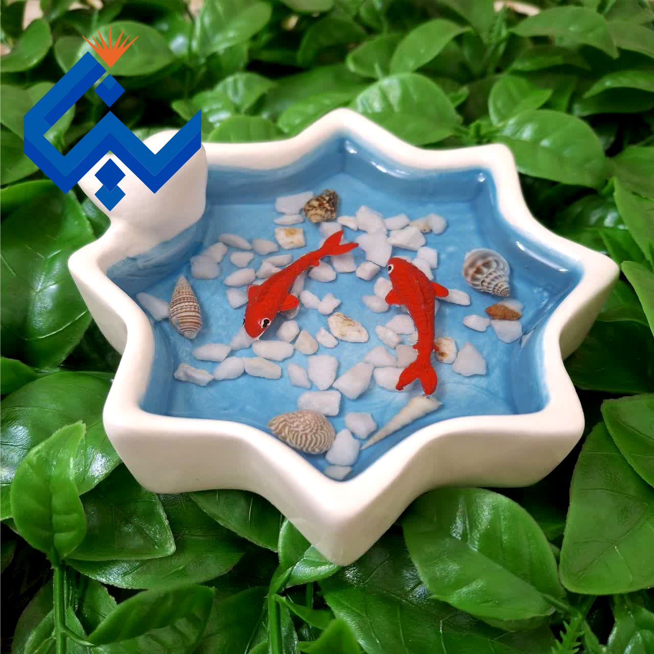 ظرف ماهی رزینی کد02